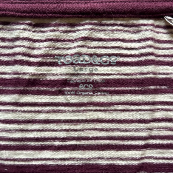 Purple Striped Toad and Co long sleeve shirt - Picture 4 of 6